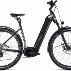 Cube Nuride Hybrid SLT 750 Allroad Grey N Metal E-Bike Trekkingrad Tiefeinsteiger