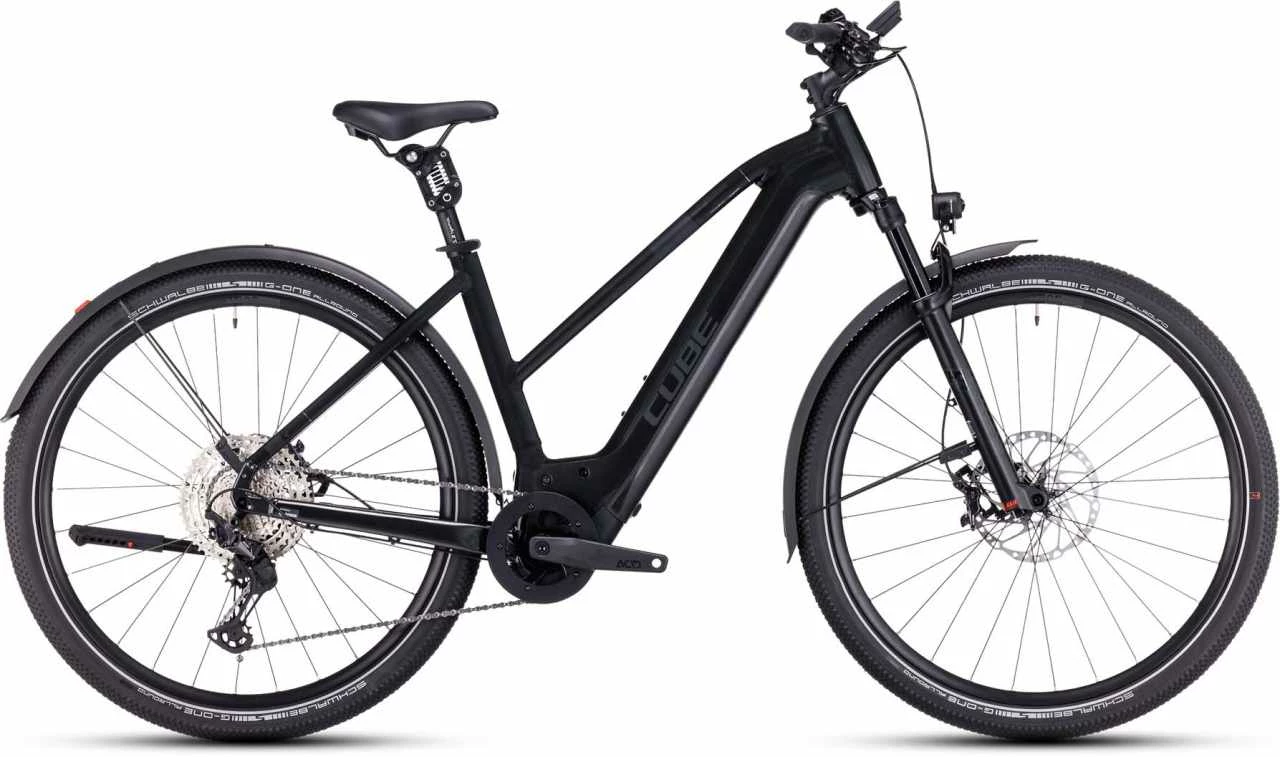 Cube Nuride Hybrid SLT 750 Allroad Grey N Metal E-Bike Trekkingrad Damen