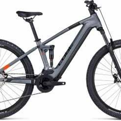 Cube Stereo Hybrid 120 Pro 750 Flashgrey N Orange E-Bike Fully Mountainbike