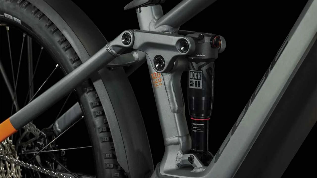 Cube Stereo Hybrid 120 Pro Allroad 750 Flashgrey N Orange E-Bike Fully Mountainbike â Bild 14