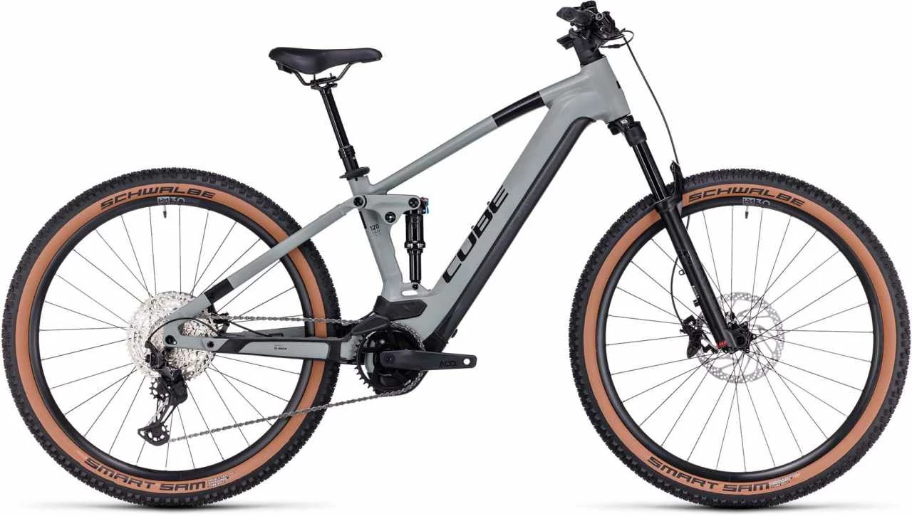 Cube Stereo Hybrid 120 SLX 750 Swampgrey N Black E-Bike Fully Mountainbike