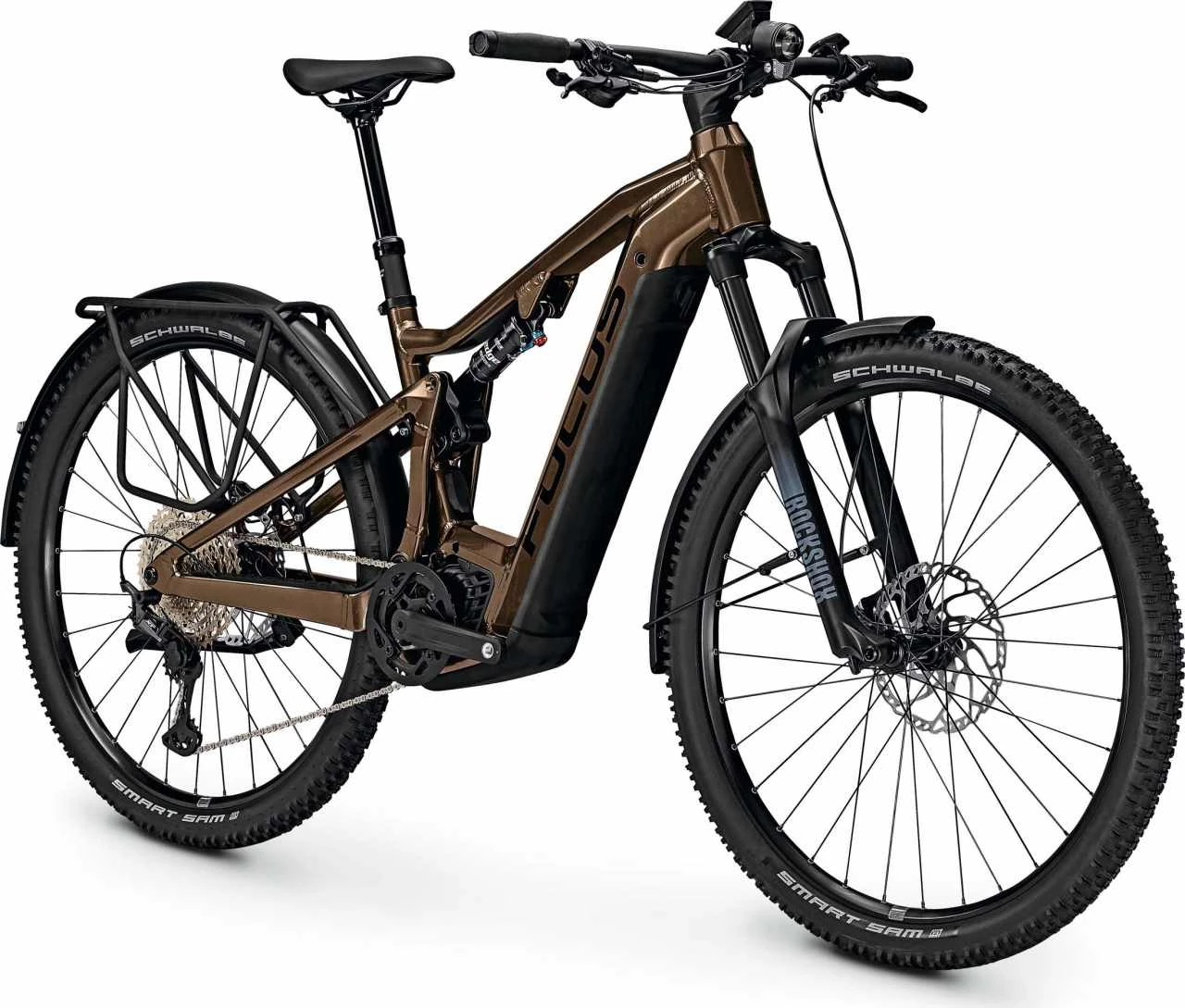 Focus THRON2 6.8 EQP 750 Wh Gold Brown E-Bike, Mountainbike Fully â Bild 2