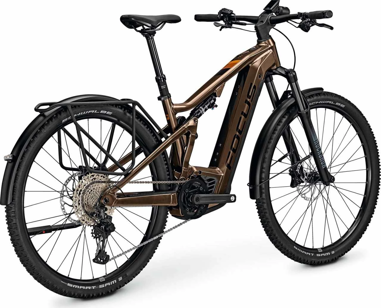 Focus THRON2 6.8 EQP 750 Wh Gold Brown E-Bike, Mountainbike Fully â Bild 3