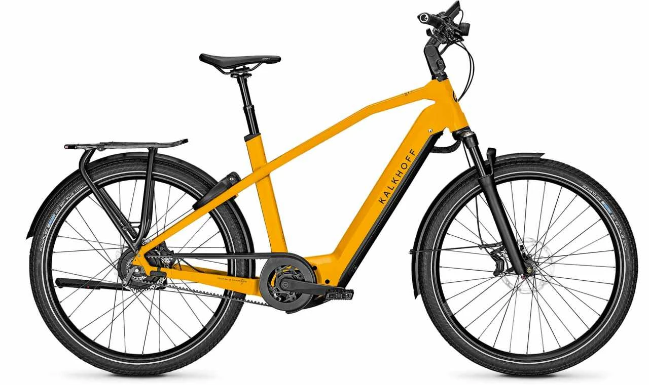 Kalkhoff Image 7.B Excite+ Mustardyellow Matt E-Bike Trekkingrad Herren