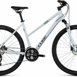 Cube Nature Pro Frostwhite N Grey Crossrad Damen