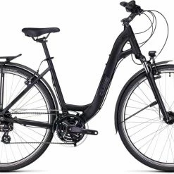 Cube Touring Black N Metal Trekkingrad Tiefeinsteiger