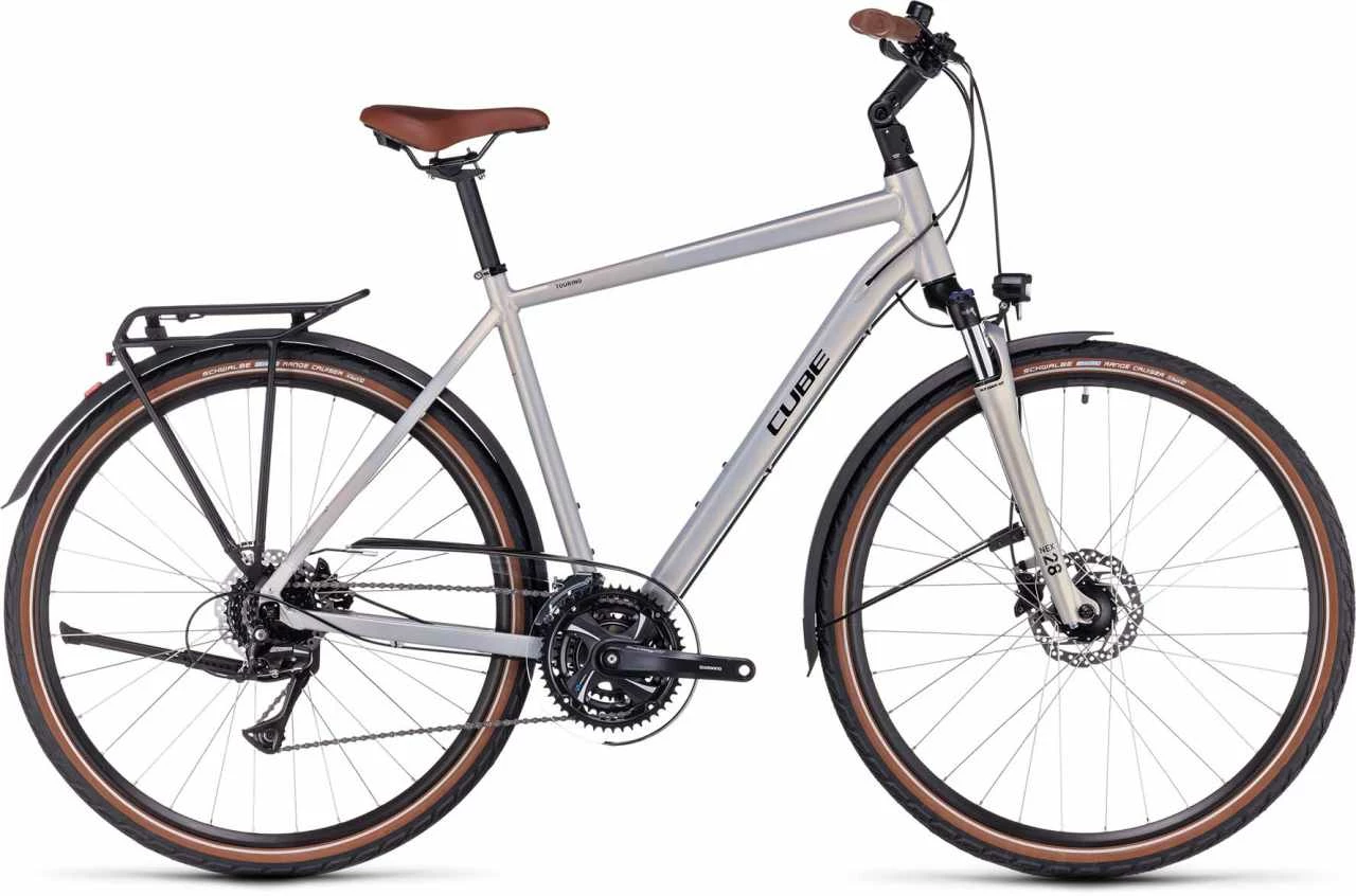 Cube Touring Pro Pearlysilver N Black Trekkingrad Herren