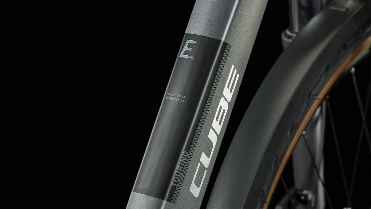 Cube Touring EXC Grey N Metal Trekkingrad Tiefeinsteiger â Bild 2