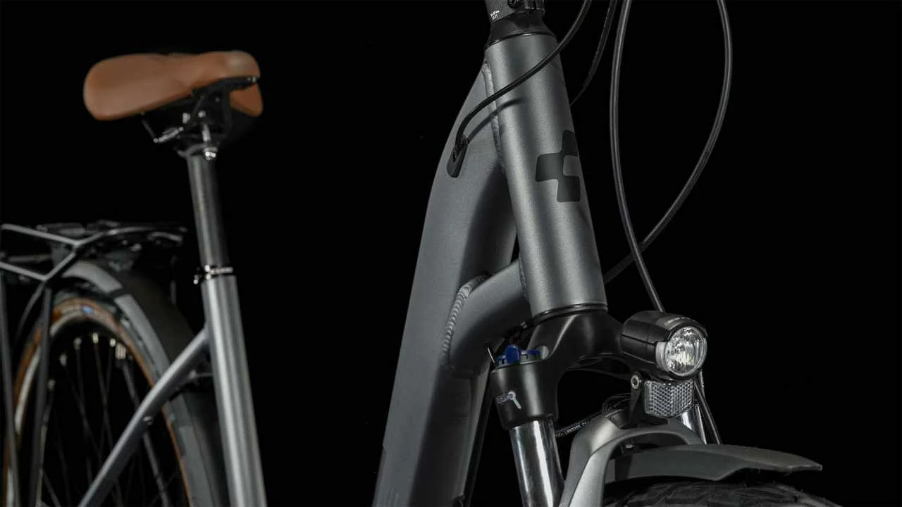 Cube Touring EXC Grey N Metal Trekkingrad Tiefeinsteiger â Bild 6