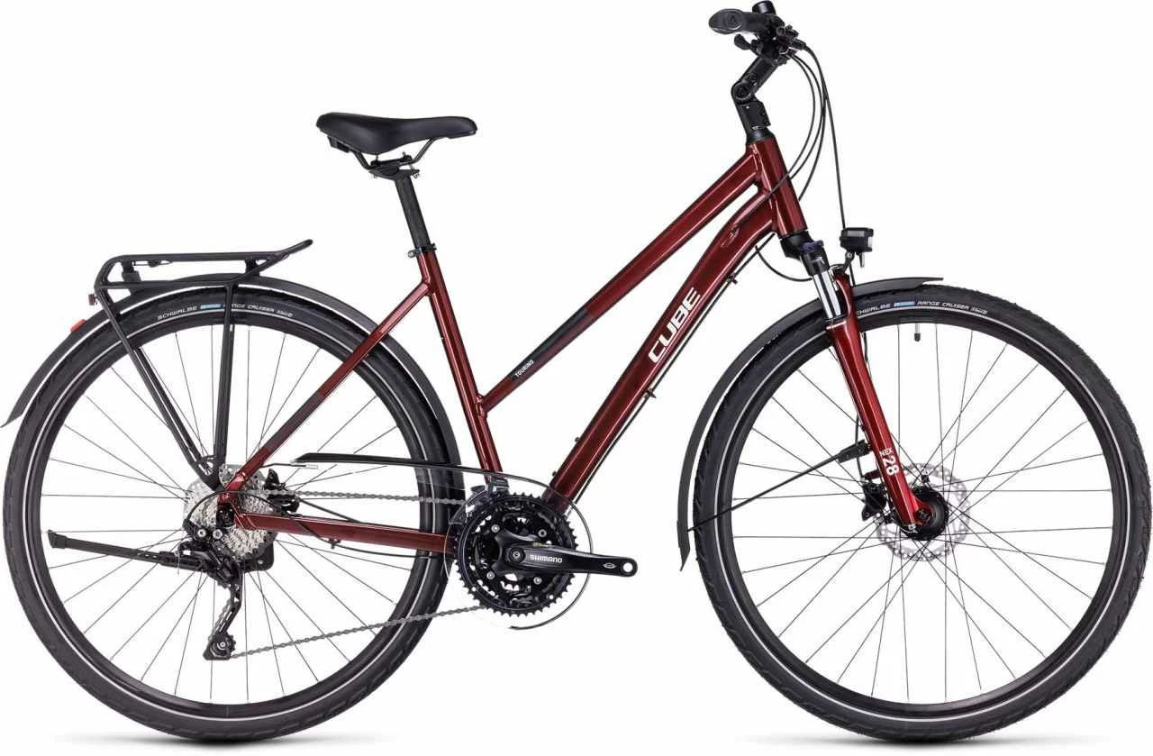 Cube Touring EXC Red N White Trekkingrad Damen