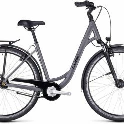 Cube Town Grey N Black Trekkingrad Tiefeinsteiger