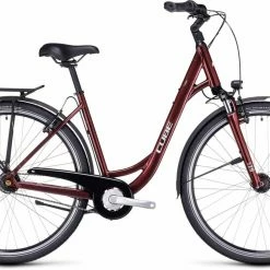 Cube Town Red N Grey Trekkingrad Tiefeinsteiger
