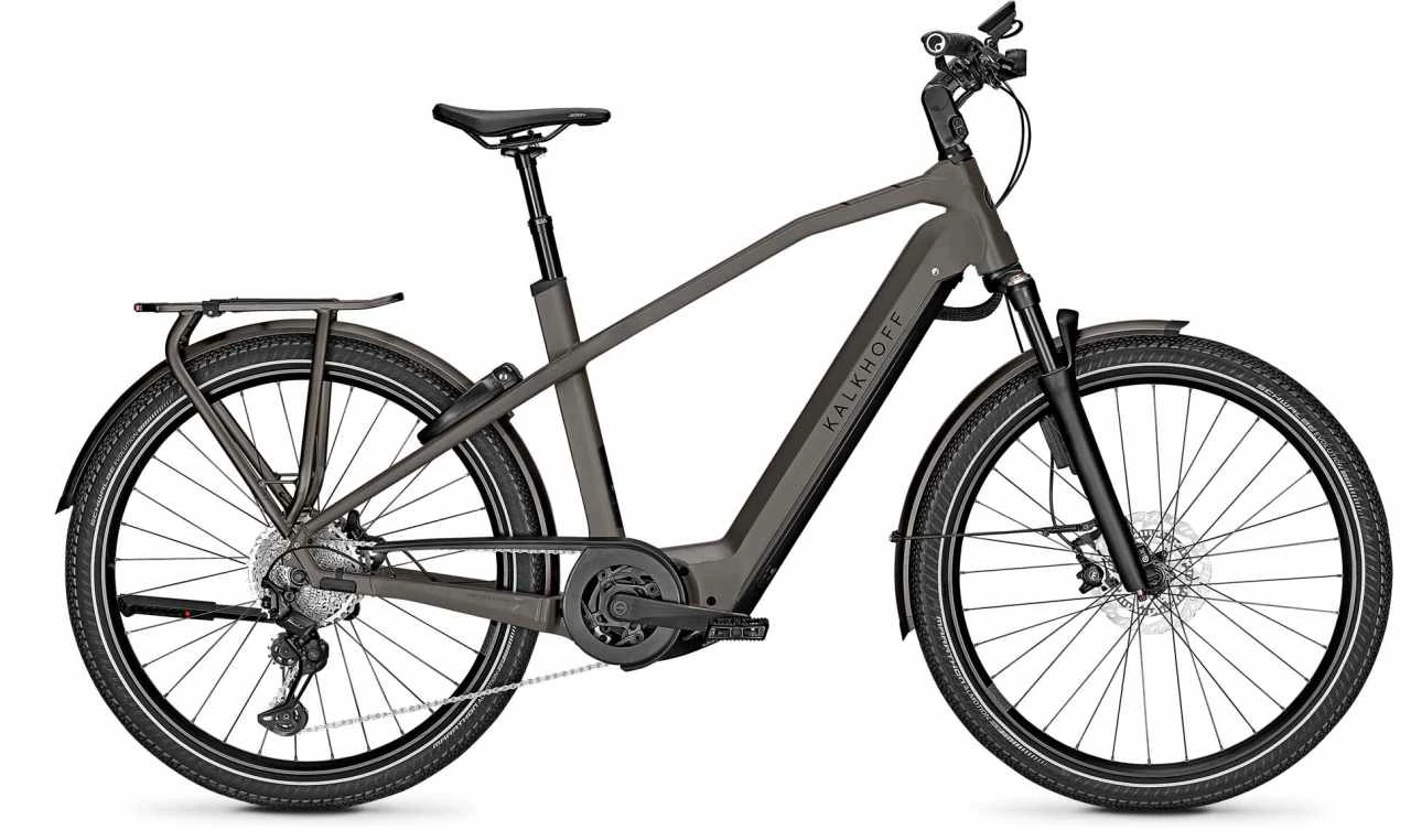 Kalkhoff Endeavour 7.B Advance+ ABS Jetgrey Matt E-Bike Trekkingrad Herren
