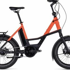 Cube Compact Hybrid 500 Black N Sparkorange E-Bike Kompaktrad