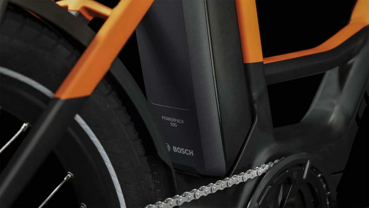 Cube Compact Hybrid 500 Black N Sparkorange E-Bike Kompaktrad â Bild 4