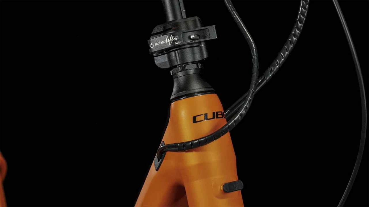 Cube Compact Hybrid 500 Black N Sparkorange E-Bike Kompaktrad â Bild 5