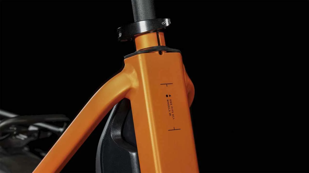 Cube Compact Hybrid 500 Black N Sparkorange E-Bike Kompaktrad â Bild 6