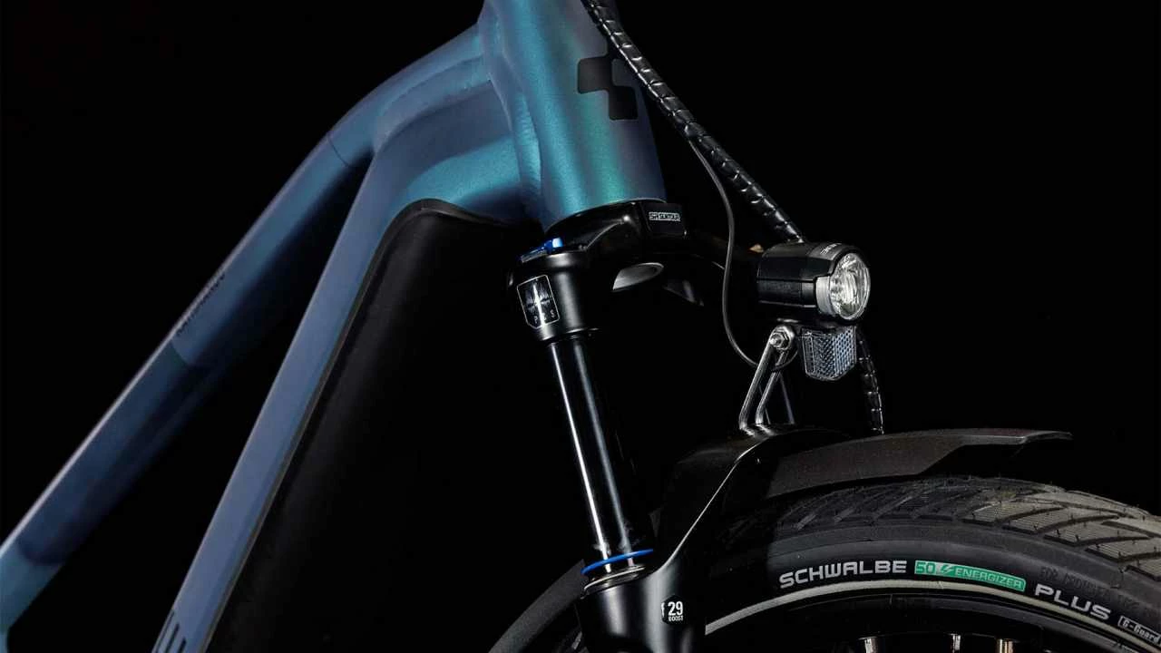 Cube Kathmandu Hybrid ABS 750 Smaragdgrey N Blue E-Bike Trekkingrad Damen â Bild 6