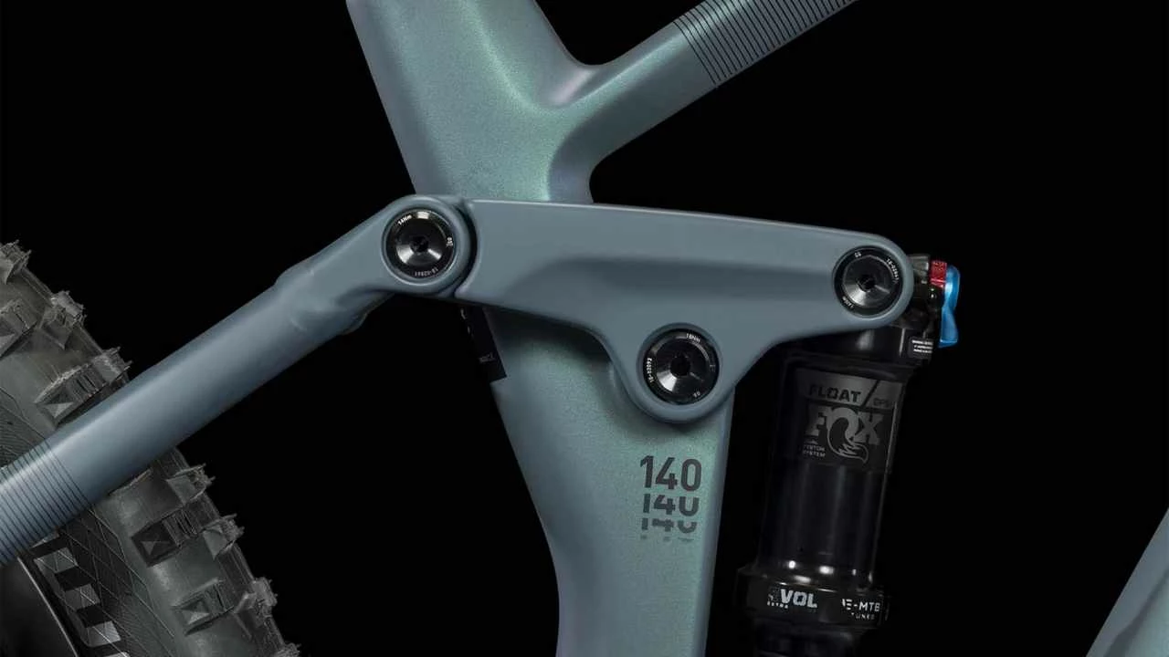 Cube Stereo Hybrid 140 HPC ABS 750 Smaragdgrey N Blue E-Bike Fully Mountainbike â Bild 5