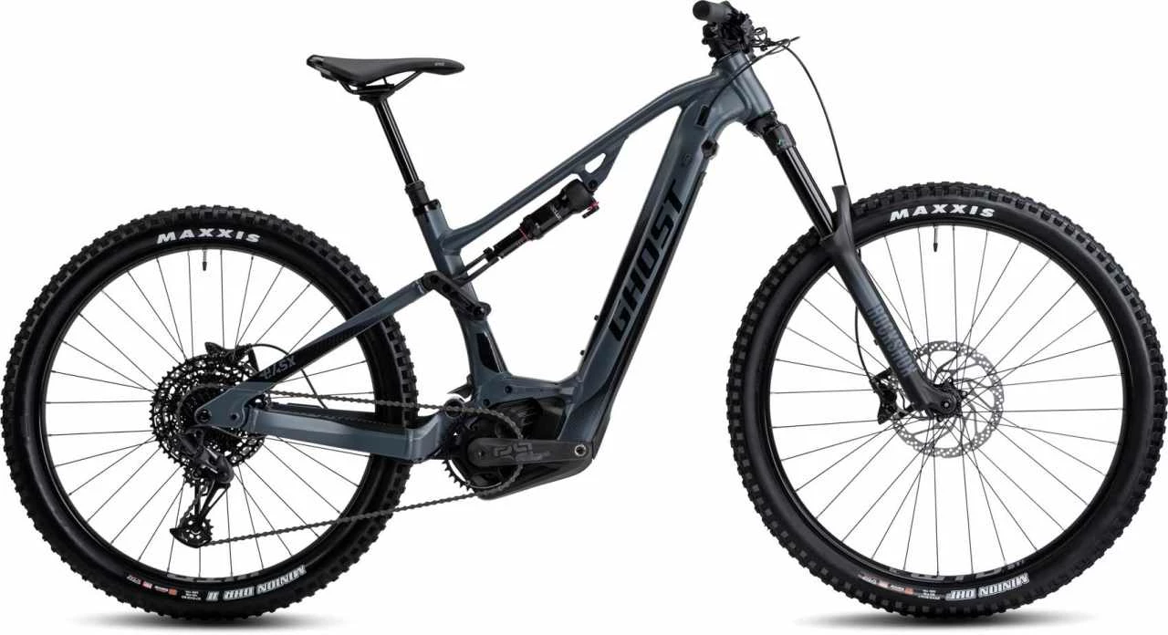 Ghost E-ASX 160 Universal AL Dark Grey / Black Matt / Glossy E-Bike Fully Mountainbike