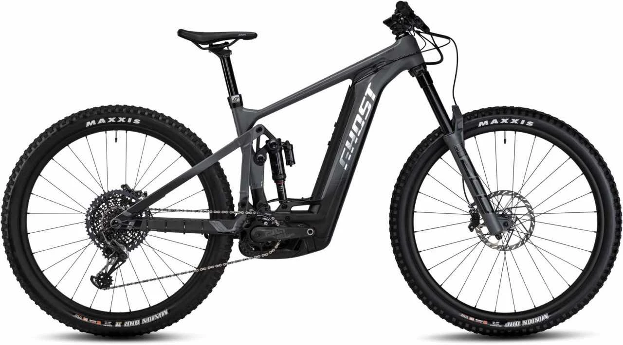 Ghost E-Riot AM CF Full Party Black / Grey Matt E-Bike Fully Mountainbike