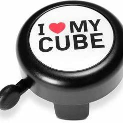 Cube Fahrradklingel I LOVE MY Cube Black N White N Red