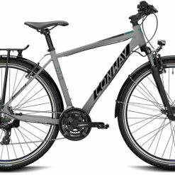 Conway TS 3.0 Light Grey Matt / Moos Metallic Trekkingrad Herren